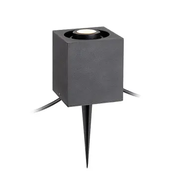 GARDEN 24 VANJSKA KUBSPOT 3W SVART FIXED LED IP44