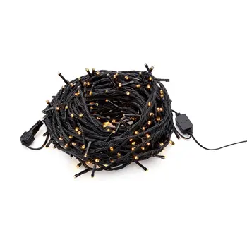 GARDEN 24 VANJSKA LIGHT CHAIN 240L BLACK FIXED LED IP44