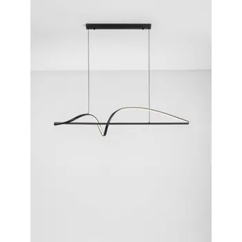 GEMMA LED LUSTER CRNI 26W IP20 3000K TRIAK PRIGUŠLJIV