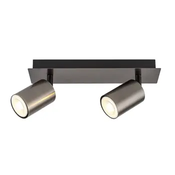 Gerhard REFLEKTOR GU10 2x MAX 15W/TOPOVSKO SIVA/IP20