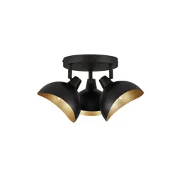 GETI PLAFONSKA SVJETILJKA E14 /IP20/MATT CRNA & ZLATNA