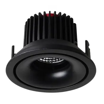 GIO UGRADBENA SVJETILJKA CRNA 800Lm 3000K IP20