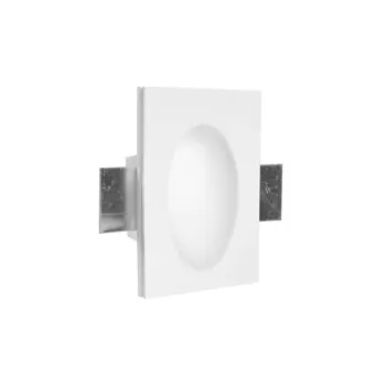 GIPSANA ZIDNA SVJETILJKA IP40/116lm/4000K BIJELA