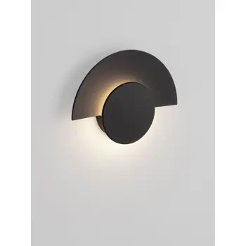 GLOO Vanjska Zidna Svjetiljka LED 10W IP54 3000K 221lm Crna