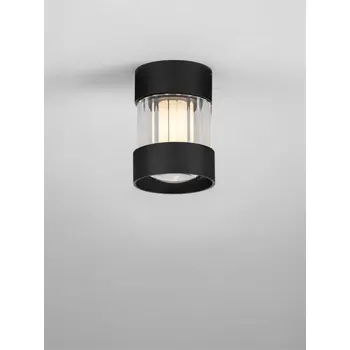 GLOVIA STROPNA LED SVJETILJKA CRNA 14W IP20 CCT 2700-3000K