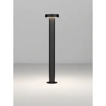 GONG 60 Vanjska Stupna Svjetiljka LED 12W IP65 3000K 777lm Crna