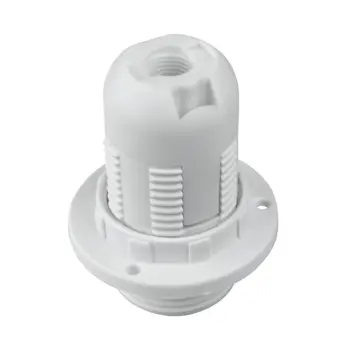 GRLO E14 PLASTIČNO SA NAVOJEM BIJELO