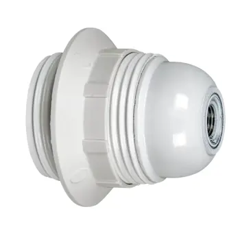 GRLO E27 BAKELIT S NAVOJEM BIJELO