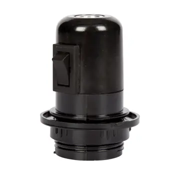 GRLO E27 BAKELITS PREKIDAČEM CRNO