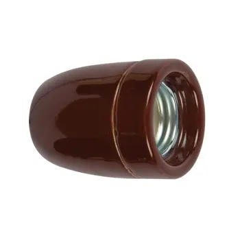 GRLO E27 KERAMIČKO BROWN