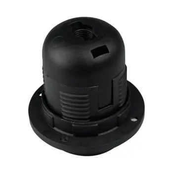 GRLO E27 PLASTIČNO SA NAVOJEM CRNO