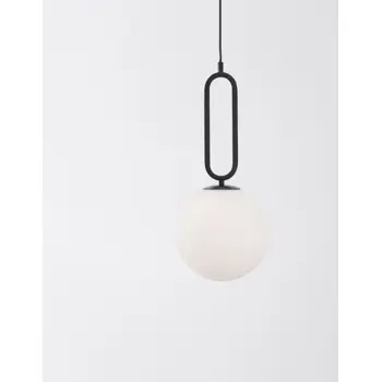 GRUS VISILICA E27 /IP20/MATT CRNA