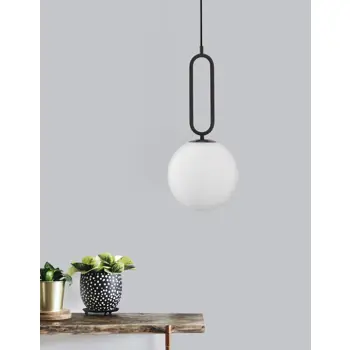 GRUS VISILICA E27 /IP20/MATT CRNA