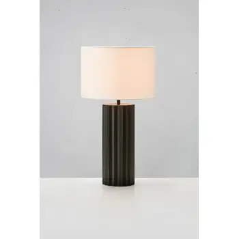 HASHIRA STOLNA LAMPA  1L BLACK/OFFWHITE E27