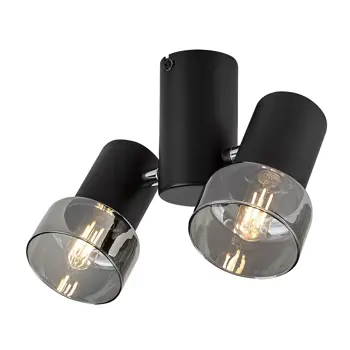 Hatice REFLEKTOR E14 2x MAX 15W/CRNA/IP20