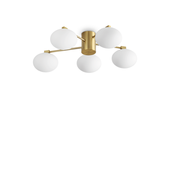 HERMES STROPNA SVJETILJKA PL5 D60 OTTONE G9