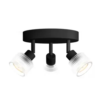 HOREN PHILIPS LED reflektor SPOT 3XGU10 pločasti crni