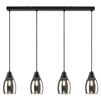 IlmARI VISILICA E27 4X MAX 15/CRNA/IP20