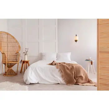 INTRA ZIDNA LAMPA E27/12W/NATURAL & BLACK