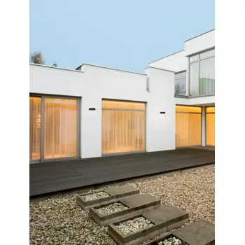 IRID ZIDNA LAMPA LED 3000K 255lm  IP65 CRNA