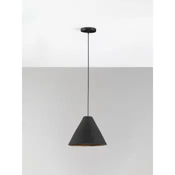 JOELLE 30 VISILICA MAT CRNA E27 1X12W IP20