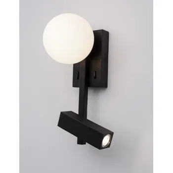 JOLINE ZIDNA LAMPA LED 8 WattW/3200K/650lm/IP20/CRNA & BIJELA