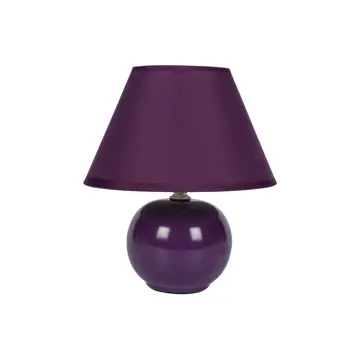 KERAMIČNA STOLNA LAMPA/E14/MAX 35W/BALL/LJUBIČASTA/MONOCHROME