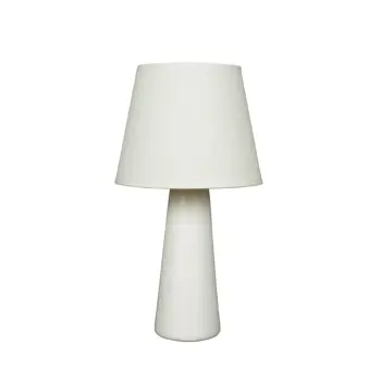 KERAMIČNA STOLNA LAMPA/E14/MAX 35W/CONE/BIJELA/MONOCHROME