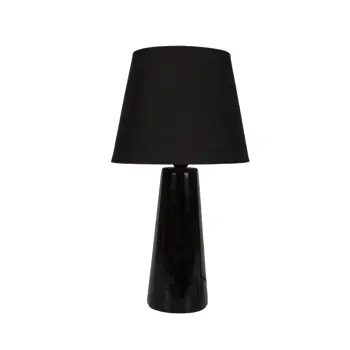KERAMIČNA STOLNA LAMPA/E14/MAX 35W/CONE/CRNA/MONOCHROME