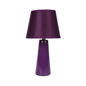 KERAMIČNA STOLNA LAMPA/E14/MAX 35W/CONE/LJUBIČASTA/MONOCHROME