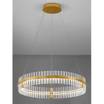 KEZO VISILICA LED/3000K/56W/6339Lm/PLATINUM GOLD