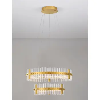 KEZO VISILICA LED/3000K/67W/5709Lm/PLATINUM GOLD