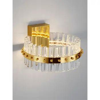 KEZO ZIDNA LED SVJETILJKA ZLATNA 19W IP20 3500K