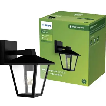 Kinno VANJSKA ZIDNA SVJETILJKA 25W E27 CRNA