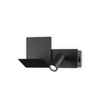 KOMODO-2 LED ZIDNA SVJETILJKA AP CRNA