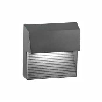 KRYPTON VANJSKA ZIDNA SVJETILJKA LED 6W/3000K/751lm/IP54/TAMNO SIVA