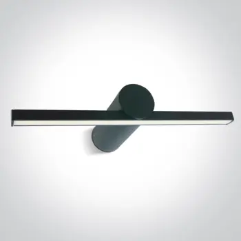KUPAONSKA ZIDNA LED SVJETILJKA 8W CCT IP44 230V CRNA