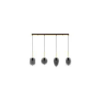 LATO VISILICA E27 /IP20/MESING ZLATNA & SMOKY