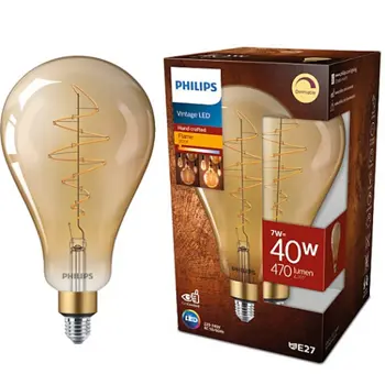 LED CLASSIC-GIANT ŽARULJA PHILIPS 40W E27 A160 ZLATNA DIMM