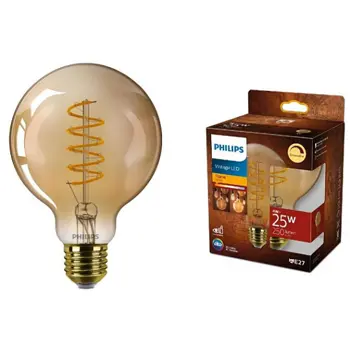 LED CLASSIC ŽARULJA PHILIPS 25W G93 E27 GOLD SP D SRT4