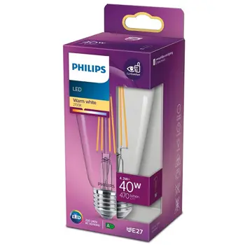 LED CLASSIC ŽARULJA PHILIPS 40W ST64 E27 WW CL ND SRT4