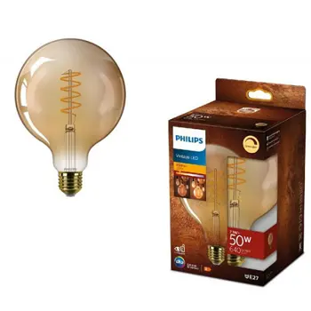 LED CLASSIC ŽARULJA PHILIPS 50W G120 E27 922 GOLD SP 1PF/4