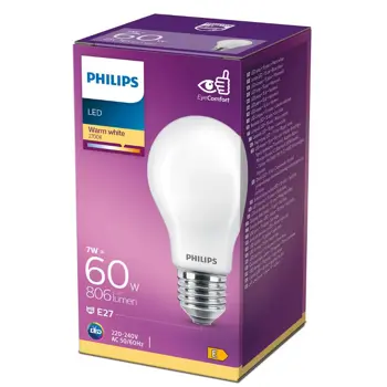 LED CLASSIC ŽARULJA PHILIPS 60W A60 E27 WW FR ND 1CT/10