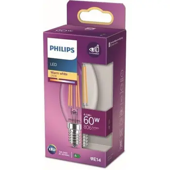 LED CLASSIC ŽARULJA PHILIPS 60W E14 WW B35 CL ND RFSRT4