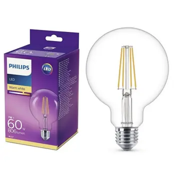 LED CLASSIC ŽARULJA PHILIPS 60W G93 E27 WW CL ND 1PF