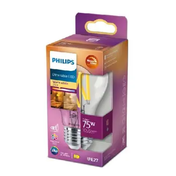 LED CLASSIC ŽARULJA PHILIPS 75W A60 E27 CL  WGD90 SRT4