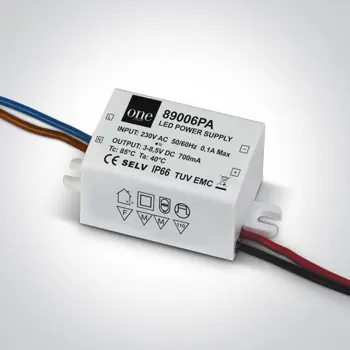 LED DRIVER 700mA/2-6W IP66 ON-OFF