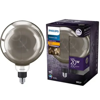 LED GIANT ŽARULJA PHILIPS 20W E27 G200 1800K SMOKY D