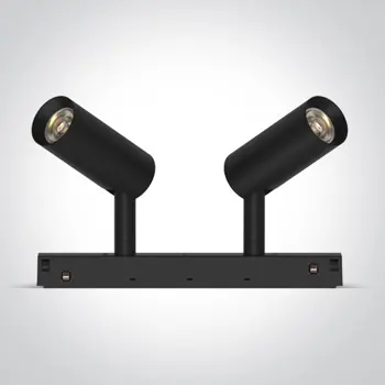 LED REFLEKTOR ZA MAGNETSKE ŠINE 2x6W CCT 48V IP20 DALI CRNA MINI/MIDI/MAXI/P&P