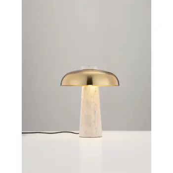 LENTO STOLNA SVJETILJKA TRAVERTIN/ZLATNA G9 3X5W IP20